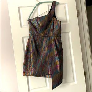 Multicolor Mini Dress